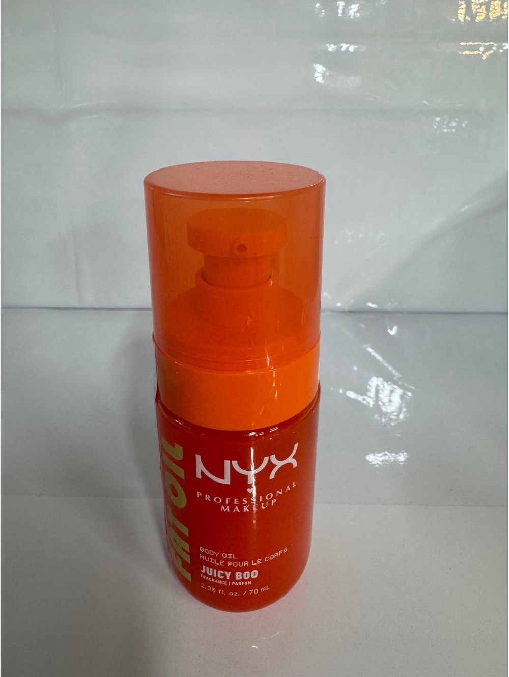 NYX Professional Makeup Fat Oil Juicy Boo Brightening Orange Body Oil 2.36 fl oz
